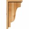 Ekena Millwork Newport Rough Sawn Corbel w/Backplate, Western Red Cedar, 8"W x 10"D x 18"H COR08X10X18NEW01RWR - alternate 2